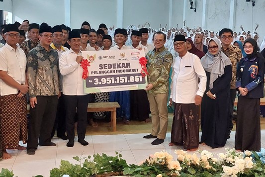 Indomaret Gandeng BAZNAS dan IDF-MUI Salurkan Rp 3,9 M dari Program Sedekah Peduli Kemanusiaan 