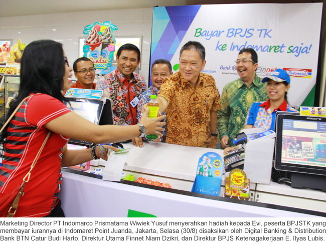 Kini Bisa Bayar BPJS Ketenagakerjaan di Indomaret